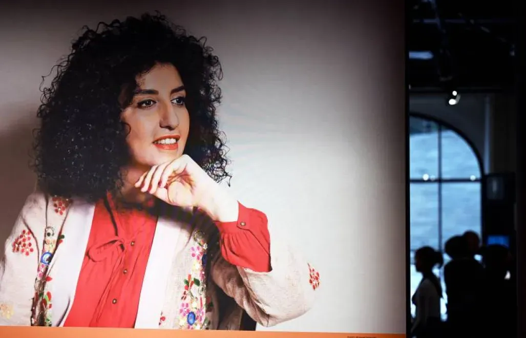 Laureatka Pokojowej Nagrody Nobla Narges Mohammadi, portret, fot. PAP/AA/Abaca