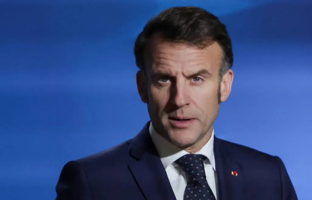 Emmanuel Macron Fot. PAP/EPA/OLIVIER MATTHYS