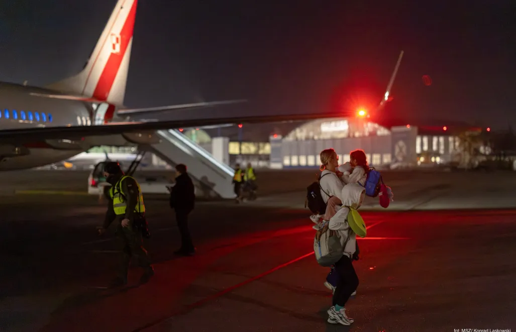 Polska jest jednym z 18 państw UE, które aktywowały mechanizm ochrony ludności w celu zorganizowania wspólnych ewakuacji obywateli z Bliskiego Wschodu. Fot. X/MSZ