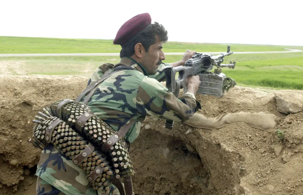 Kurdyjski żołnierz. Fot. PAP/	JOSEPH BARRAK (zdjęcie ilustracyjne)