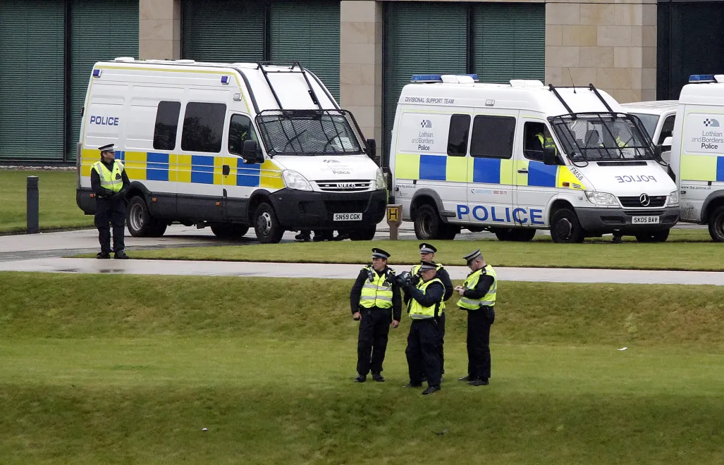 Szkocka policja (zdjęcie ilustracyjne). Fot. EPA/GRAHAM STUART