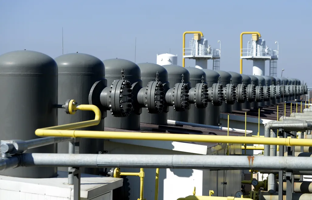 Podziemny magazyn gazu ziemnego Fot. PAP/Darek Delmanowicz