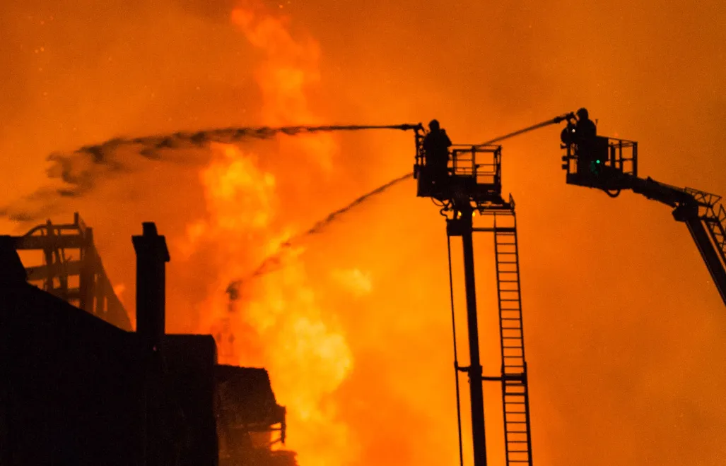 Akcja gaśnicza w Szkocji, zdjęcie ilustracyjne, fot. PAP/EPA/STR