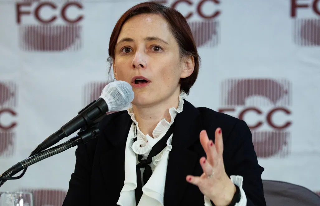 Заместитель директора NKHR доктор Джоанна Хосаняк. Fot. PAP/EPA/JEON HEON-KYUN