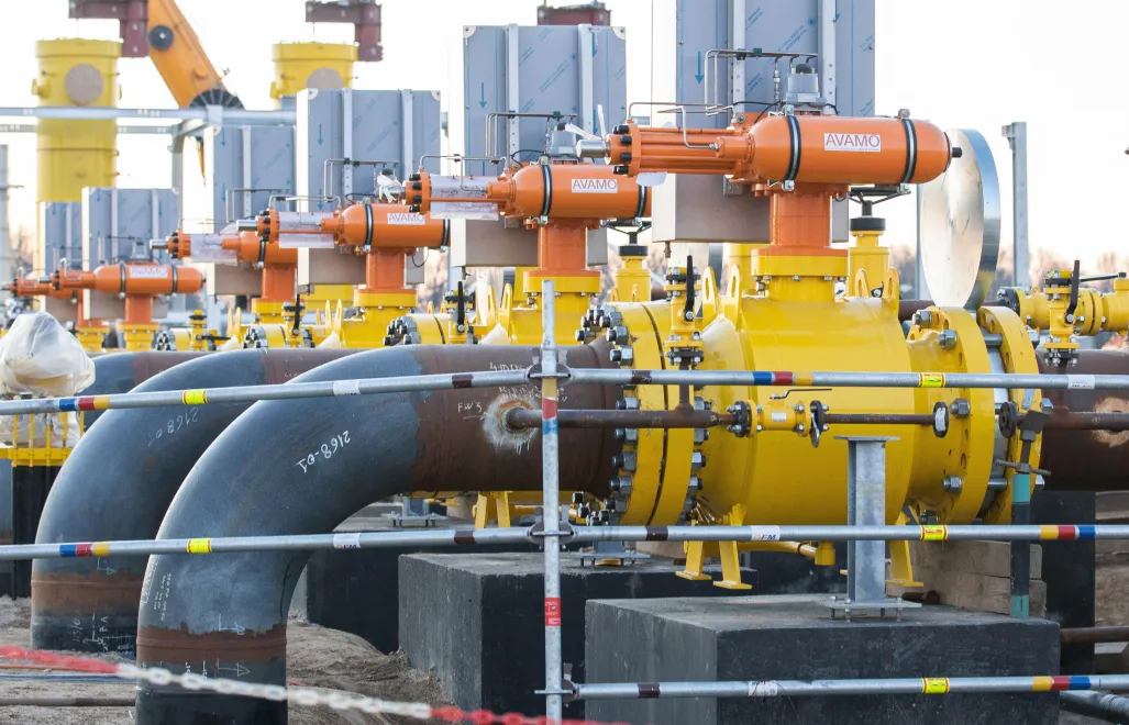 Gaz-System zapewnił w niedzielę, że krajowy system przesyłowy gazu ziemnego funkcjonuje stabilnie. Fot. PAP/	Jerzy Muszyński