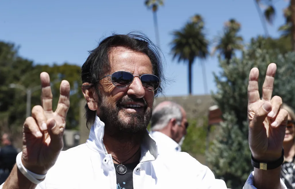 Ringo Starr. Fot. PAP/EPA/CAROLINE BREHMAN