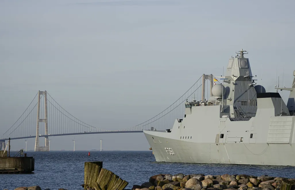 Duński okręt wojenny, fot. PAP/EPA/RITZAU SCANPIX/MADS CLAUS RASMUSSEN