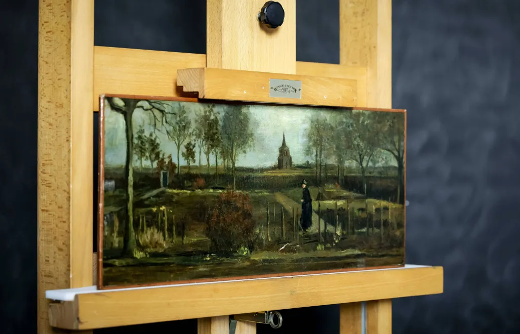 "Wiosenny ogórd" Vincenta van Gogha, fot. PAP/EPA/ANP/ROBIN VAN LONKHUIJSEN