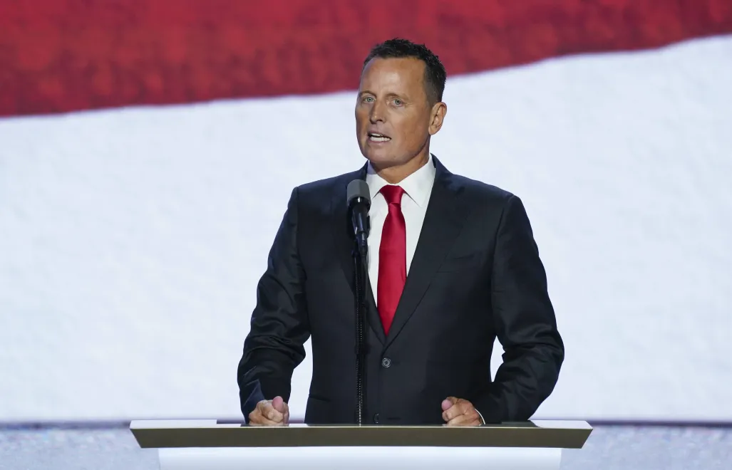 Specjalny wysłannik prezydenta USA ds. misji specjalnych Richard Grenell. Fot. PAP/EPA/SHAWN THEW