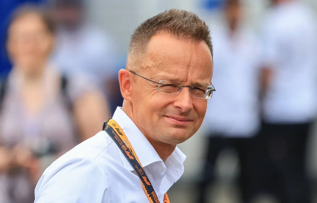 Peter Szijjarto Fot. PAP/EPA/MARTIN DIVISEK