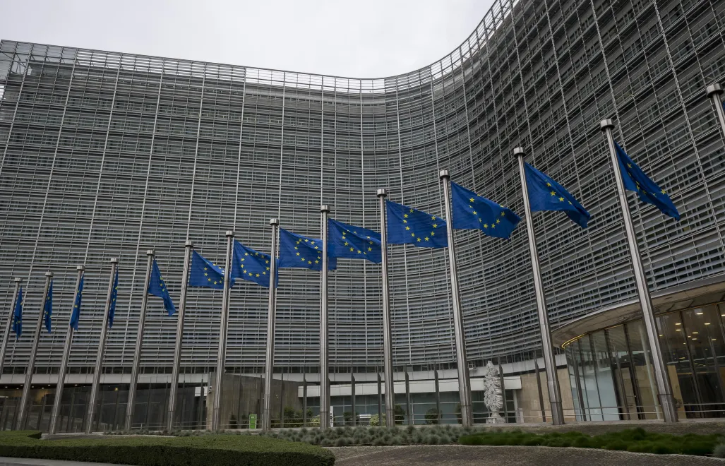 Здание штаб-квартиры Европейской комиссии в Брюсселе, Бельгия.  Fot. PAP/Wiktor Dąbkowski