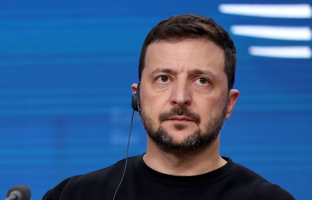 Володимир Зеленський Fot. PAP/EPA/CHRISTOPHER NEUNDORF 