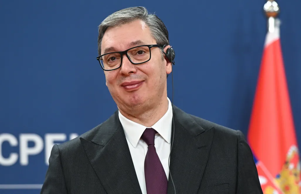 Президент Сербии Александр Вучич. Fot. PAP/Radek Pietruszka