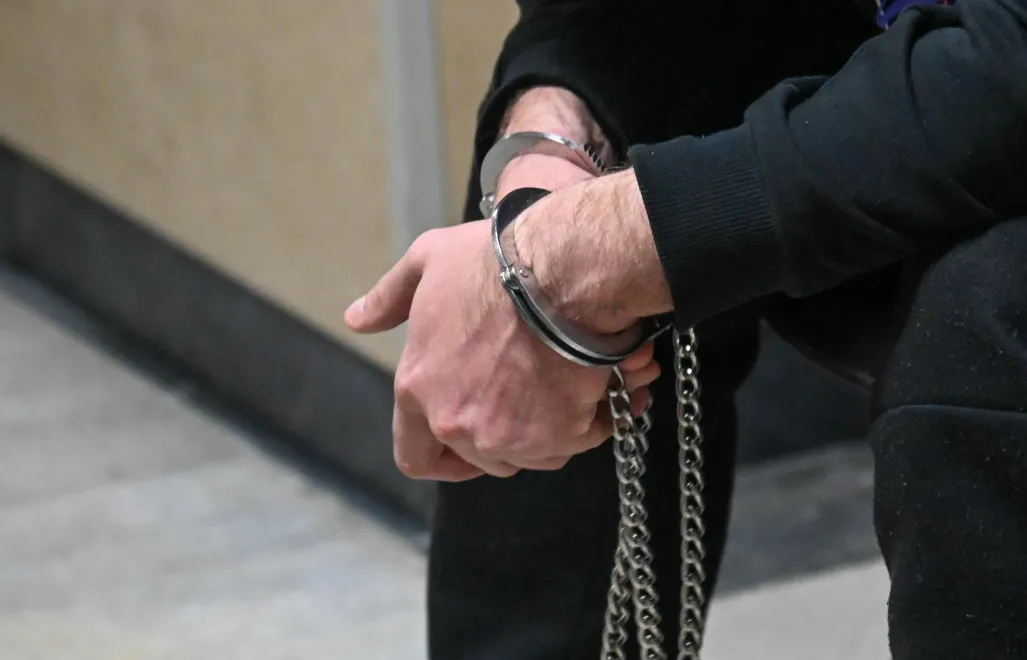 Задержанный. Fot. PAP/Marcin Bielecki (фотоиллюстрация)