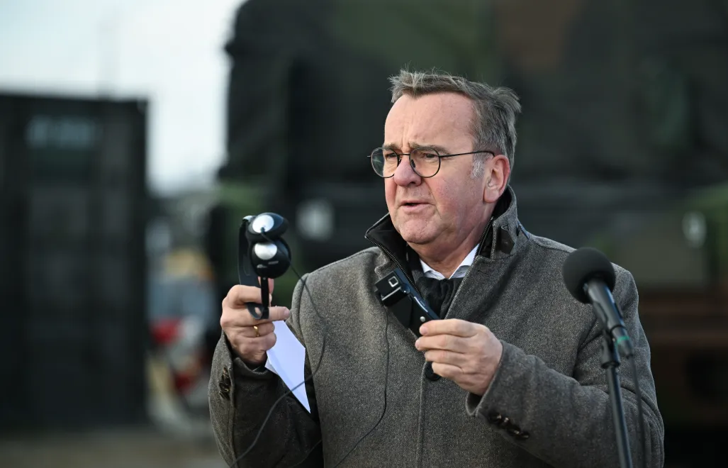 Министр обороны Германии Борис Писториус. Fot. PAP/Darek Delmanowicz