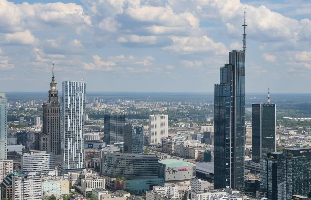 Panorama Warszawy. Fot. PAP/Rafał Guz