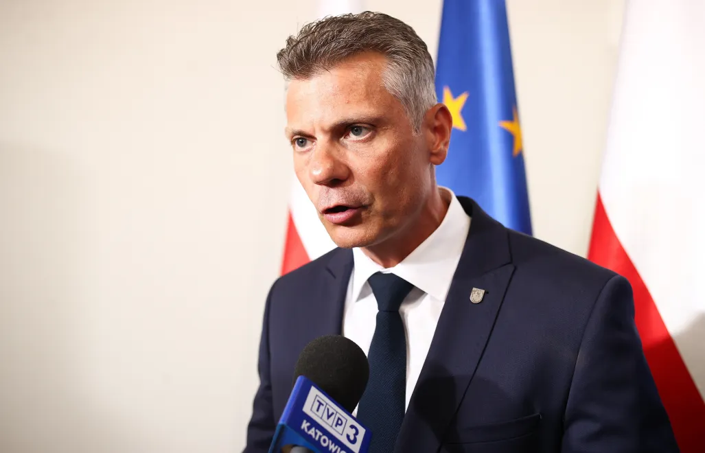 Prezydent Bytomia Mariusz Wołosz. Fot. PAP/	Jarek Praszkiewicz