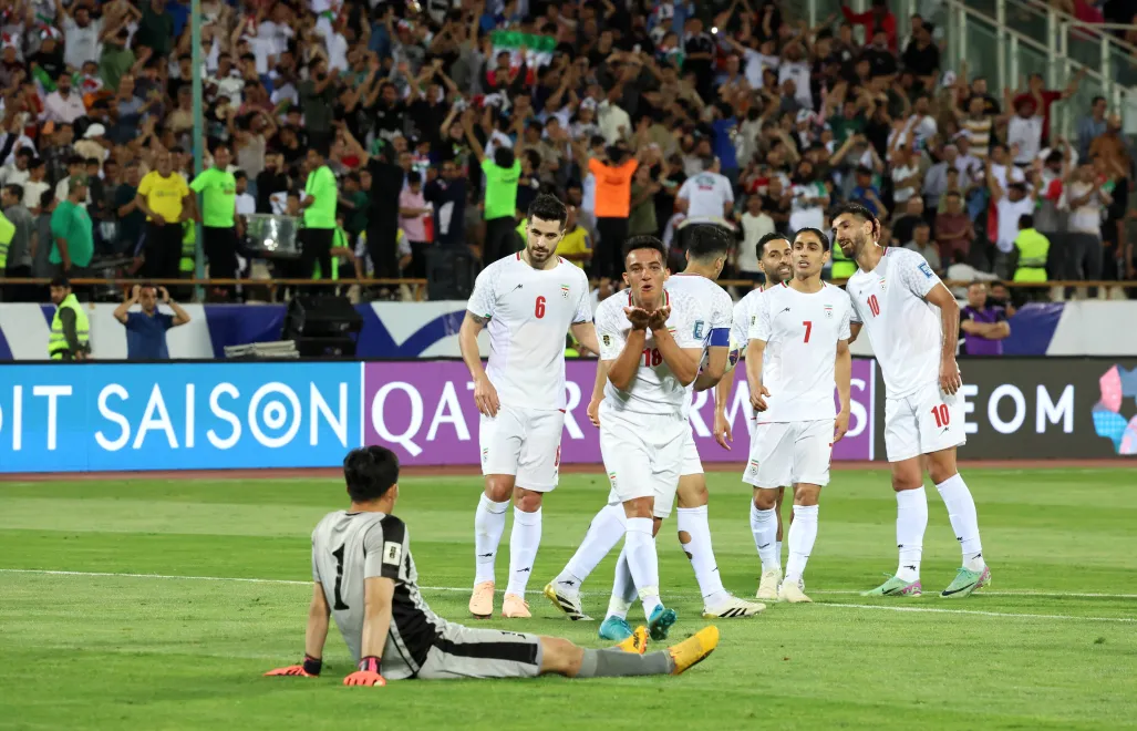 Piłkarska reprezentacja Iranu. Fot. PAP/EPA/ABEDIN TAHERKENAREH