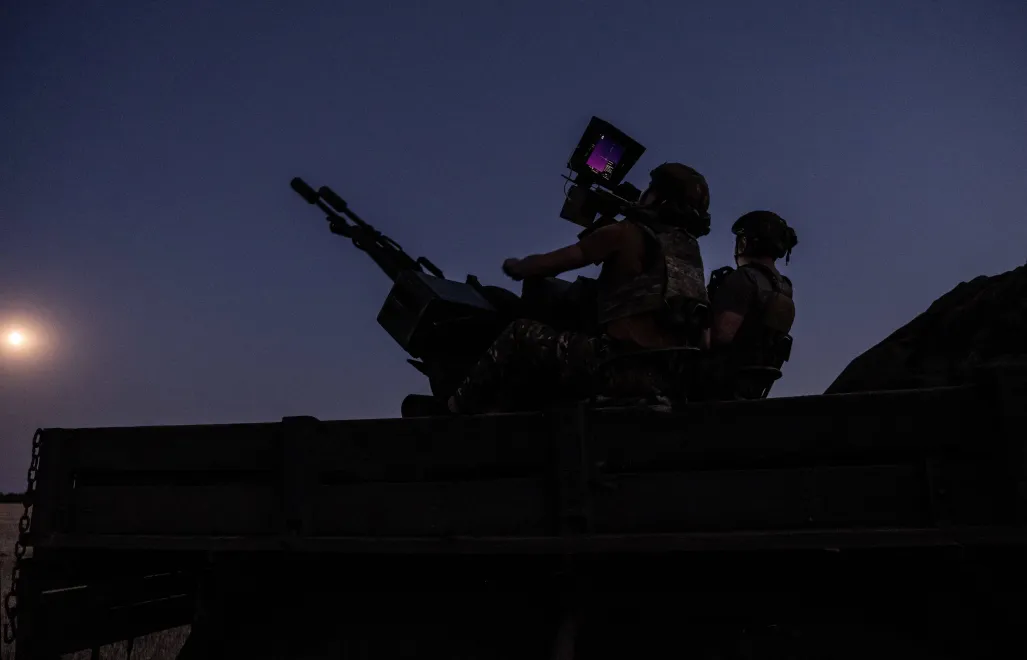 Pierwsza grupa ukraińskich instruktorów pozostanie w Niemczech przez kilka tygodni. Fot. PAP/EPA/	Maria Senovilla