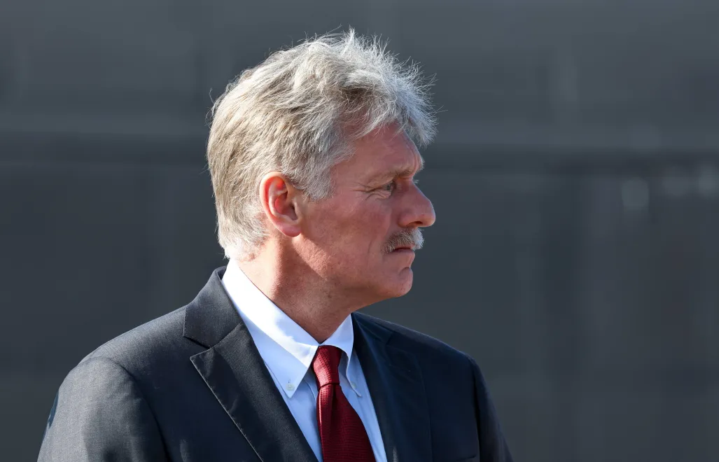 Дмітрій Пєсков. Fot. PAP/EPA/ALEXANDER KAZAKOV/SPUTNIK/KREMLIN POOL