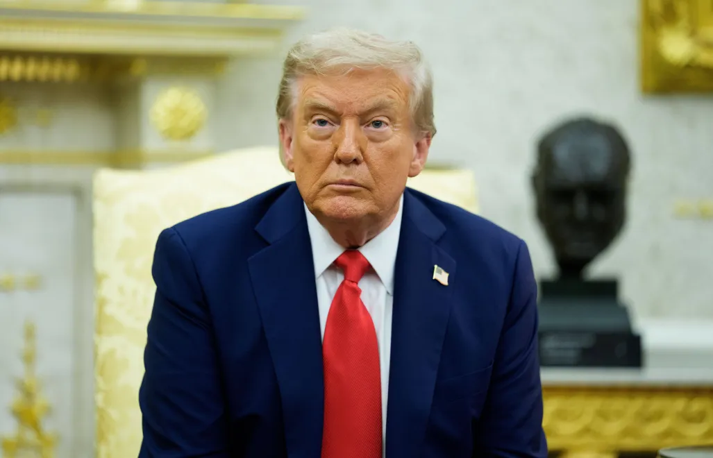 Президент США Дональд Трамп. Fot. PAP/EPA/Aaron Schwartz / Pool