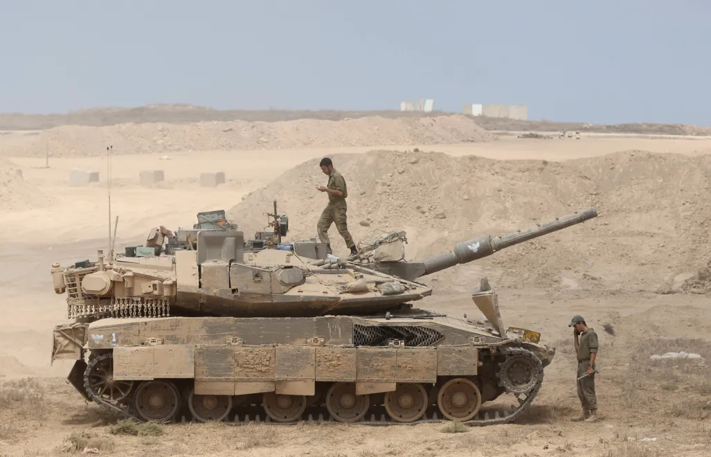 Izraelski czołg (zdjęcie ilustracyjne). Fot. EPA/ABIR SULTAN