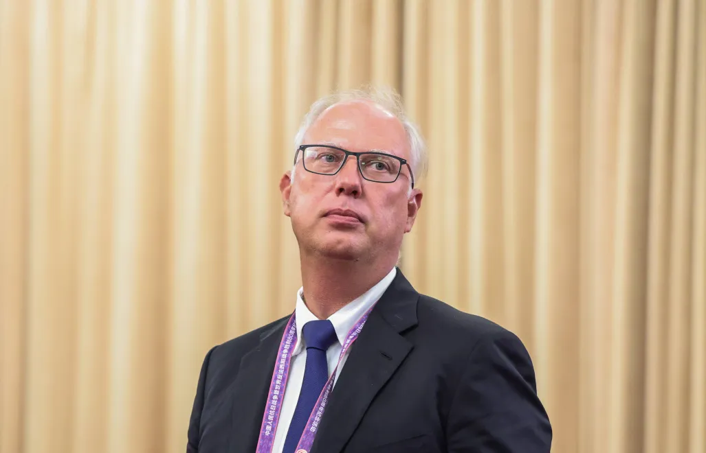 Kiriłł Dmitrijew, wysłannik przywódcy Rosji Władimira Putina. Fot. PAP/EPA/MAXIM SHEMETOV / POOL