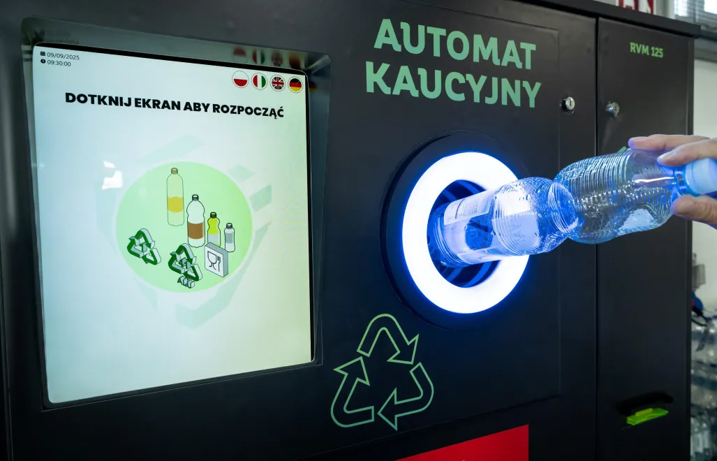 Automat kaucyjny. Fot. PAP/	Tytus Żmijewski