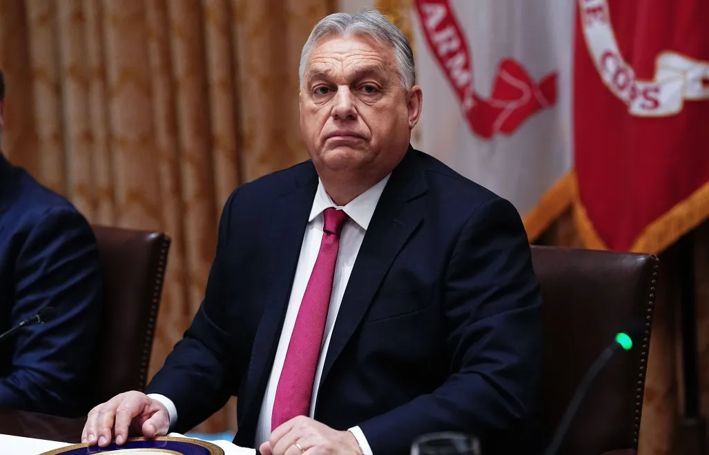 Премьер-министр Венгрии Виктор Орбан. Fot. PAP/EPA/AARON SCHWARTZ / POOL