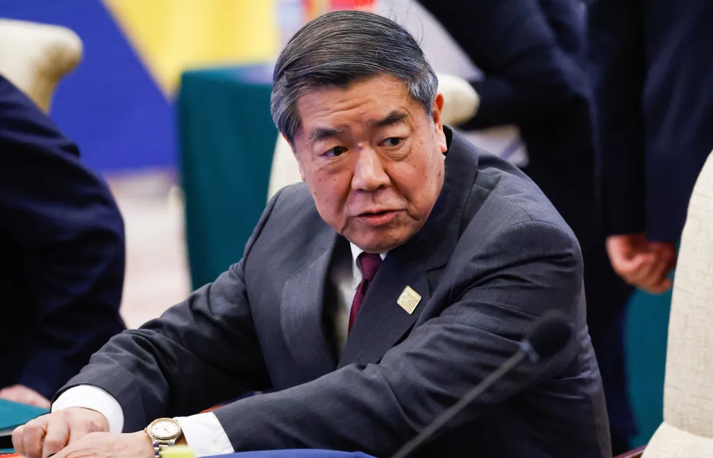 Wicepremier Chin He Lifeng. Fot. PAP/EPA/	MAXIM SHEMETOV / POOL