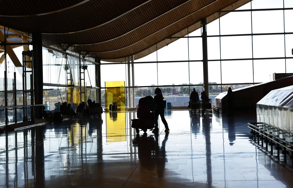 Lotnisko Barajas w Madrycie, fot. PAP/EPA/EFE/Rodrigo Jimenez