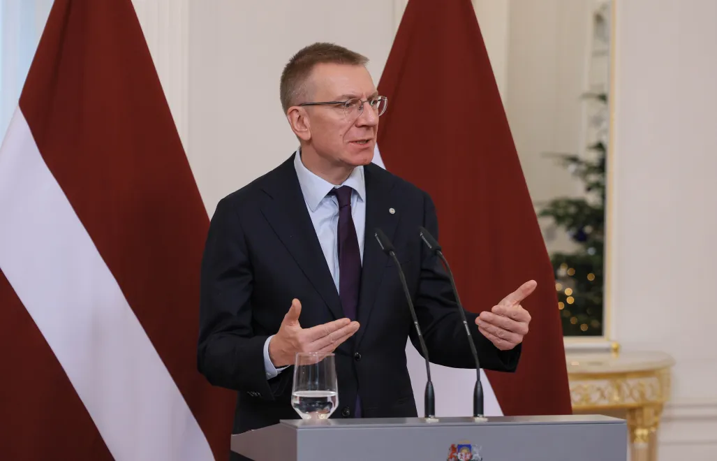 Президент Латвії Едгарс Рінкевичс. Fot. PAP/Paweł Supernak