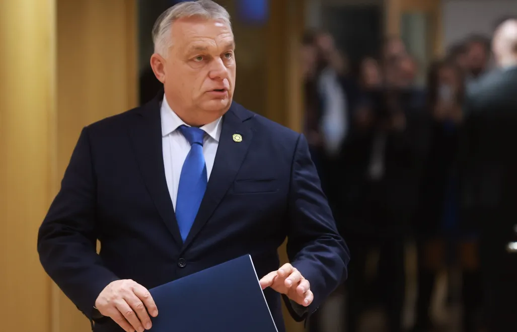 Viktor Orban. Fot. PAP/EPA/OLIVIER HOSLET 