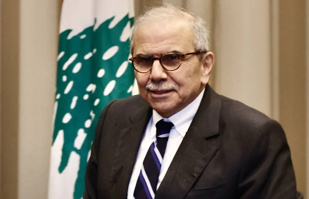 Premier Libanu Nawaf Salam Fot. PAP/EPA/WAEL HAMZEH