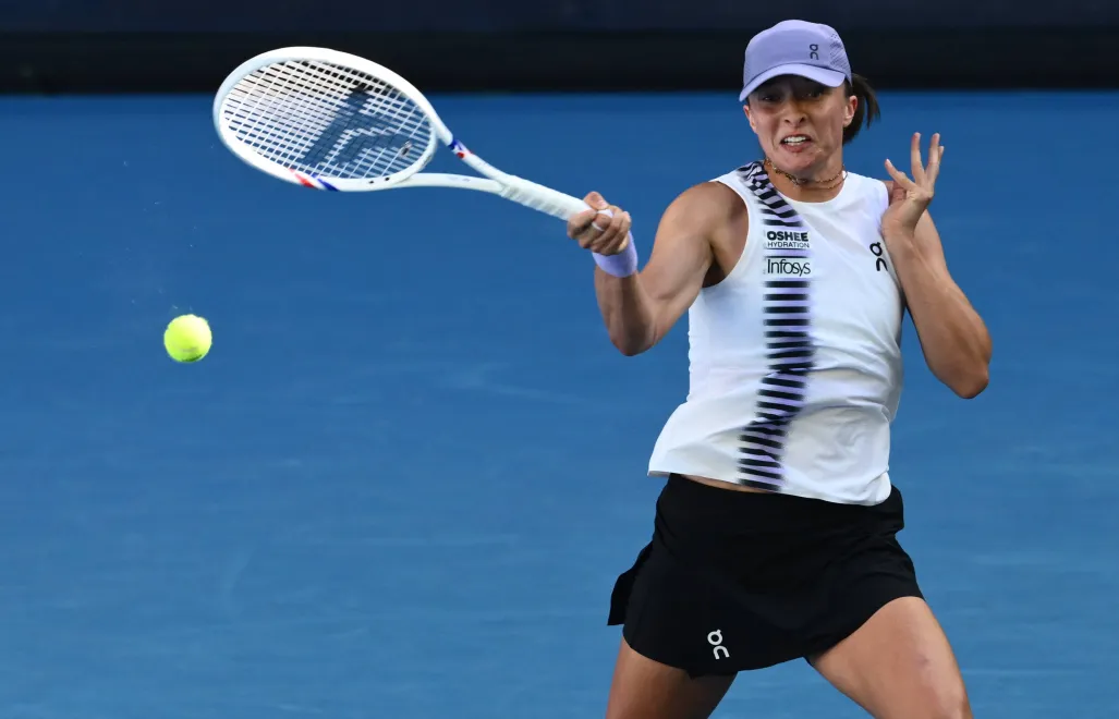 Iga Świątek. Fot. PAP/EPA/JOEL CARRETT