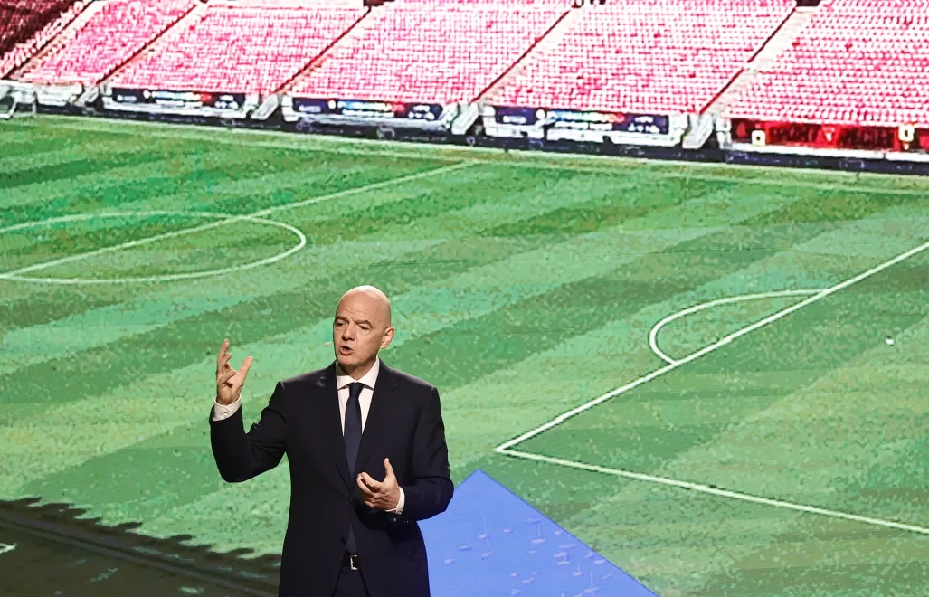 Prezydent FIFA Gianni Infantino, fot. PAP/EPA/EFE/Andre Coelho