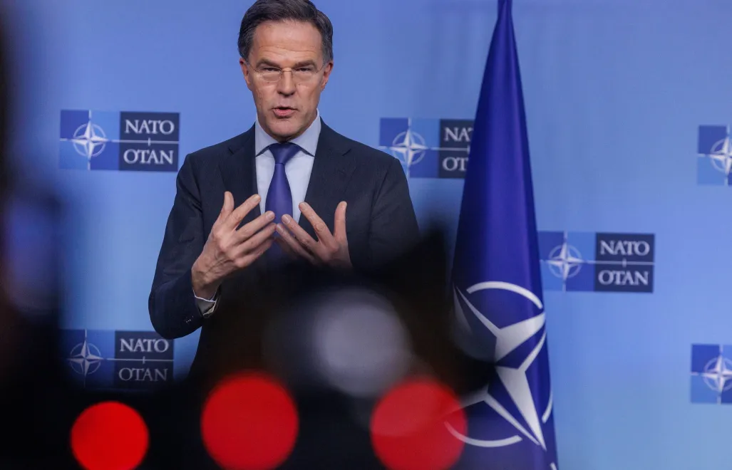 Марк Рютте. Fot. PAP/EPA/OLIVIER MATTHYS