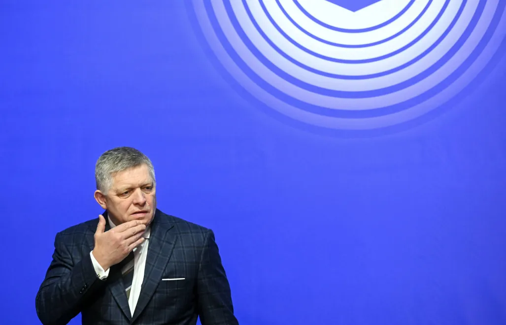 Robert Fico, fot. PAP/EPA/AFP POOL/NICOLAS TUCAT / POOL