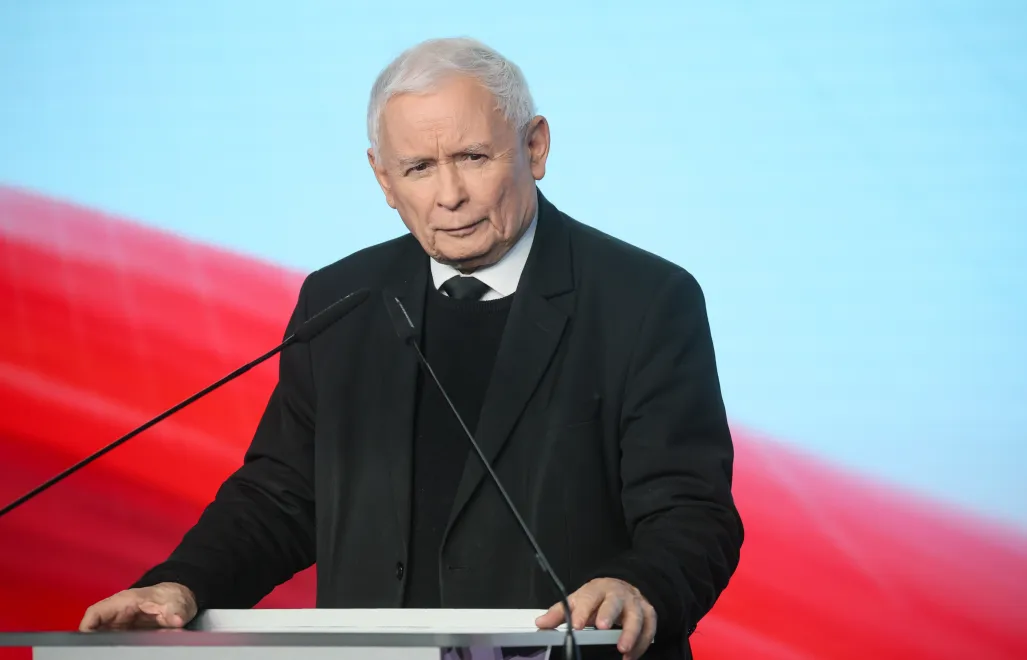 Prezes PiS Jarosław Kaczyński. Fot. PAP/	Leszek Szymański
