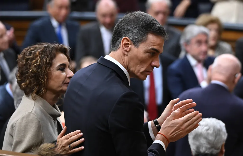 Premier Hiszpanii Pedro Sanchez. Fot. PAP/EPA/FERNANDO VILLAR