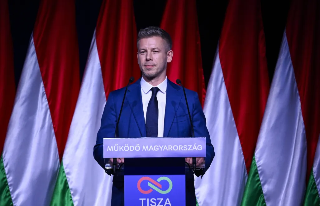 Петер Мадяр. Fot. PAP/EPA/Robert Hegedus