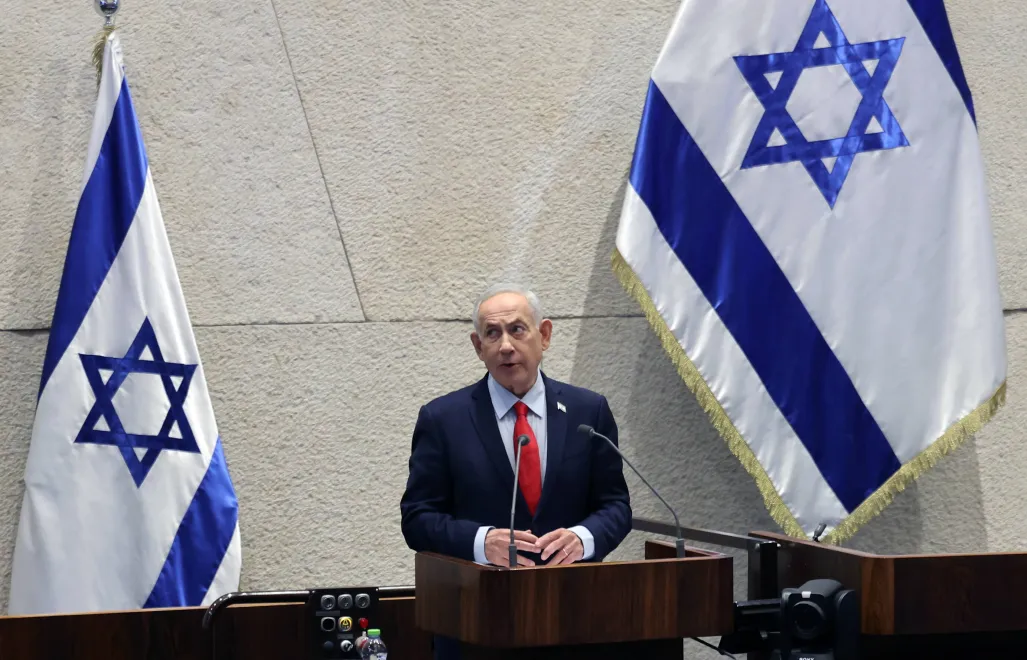 Прем'єр-міністр Ізраїлю Беньямін Нетаньягу	Fot. PAP/EPA/Abir Sultan