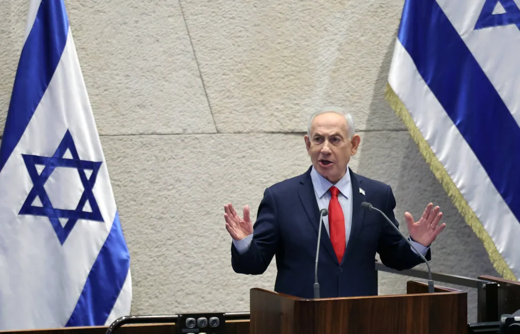 Benjamin Netankahu. Fot. PAP/EPA/ABIR SULTAN