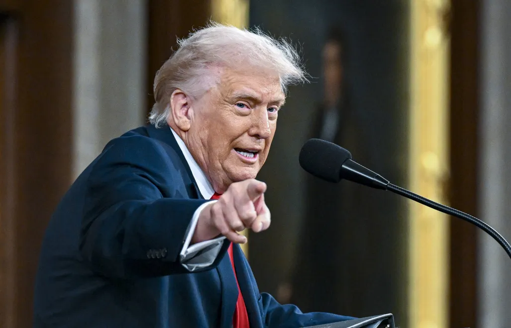 Prezydent USA Donald Trump. Fot. PAP/EPA/KENNY HOLSTON / POOL