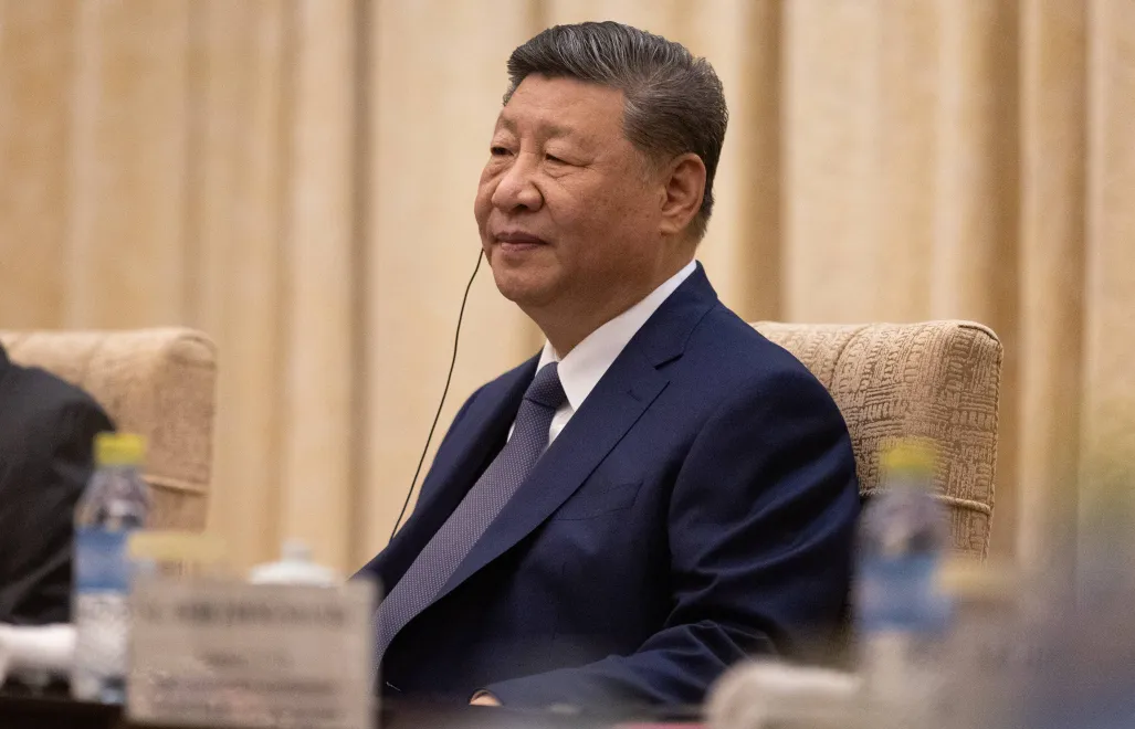 Przywódca Chin Xi Jinping. Fot. PAP/EPA/JESSICA LEE / POOL