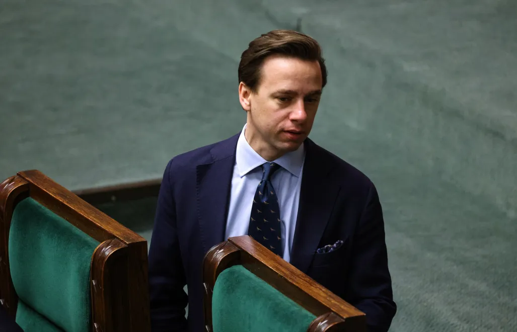 Wicemarszałek Sejmu Krzysztof Bosak, fot. PAP/Albert Zawada