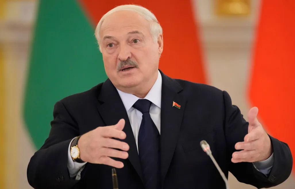 Alaksandr Łukaszenka Fot. PAP/EPA/PAVEL BEDNYAKOV / AP POOL