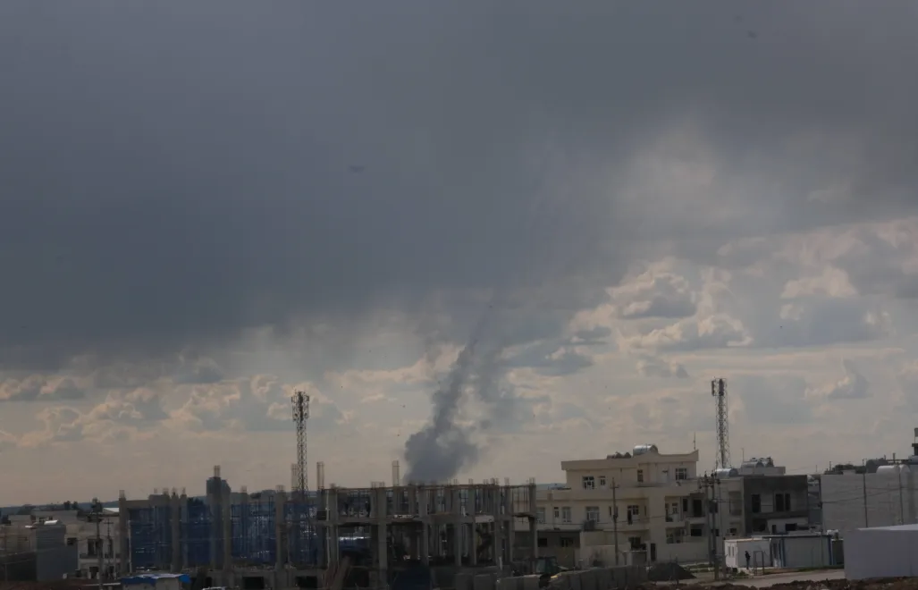 Atak dronowy przeciwko służbom wywiadowczym Iraku. Fot. PAP/EPA/GAILAN HAJI