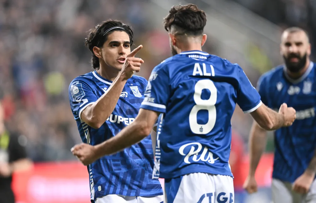 Piłkarze Lecha Poznań. Fot. PAP/Jakub Kaczmarczyk