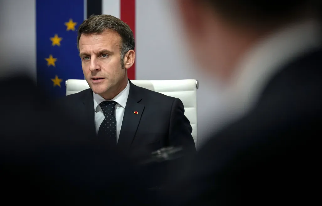 Prezydent Francji Emmanuel Macron. Fot. PAP/EPA/AURELIEN MORISSARD / POOL